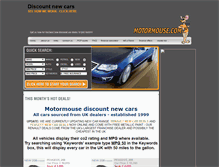 Tablet Screenshot of motormouse.co.uk